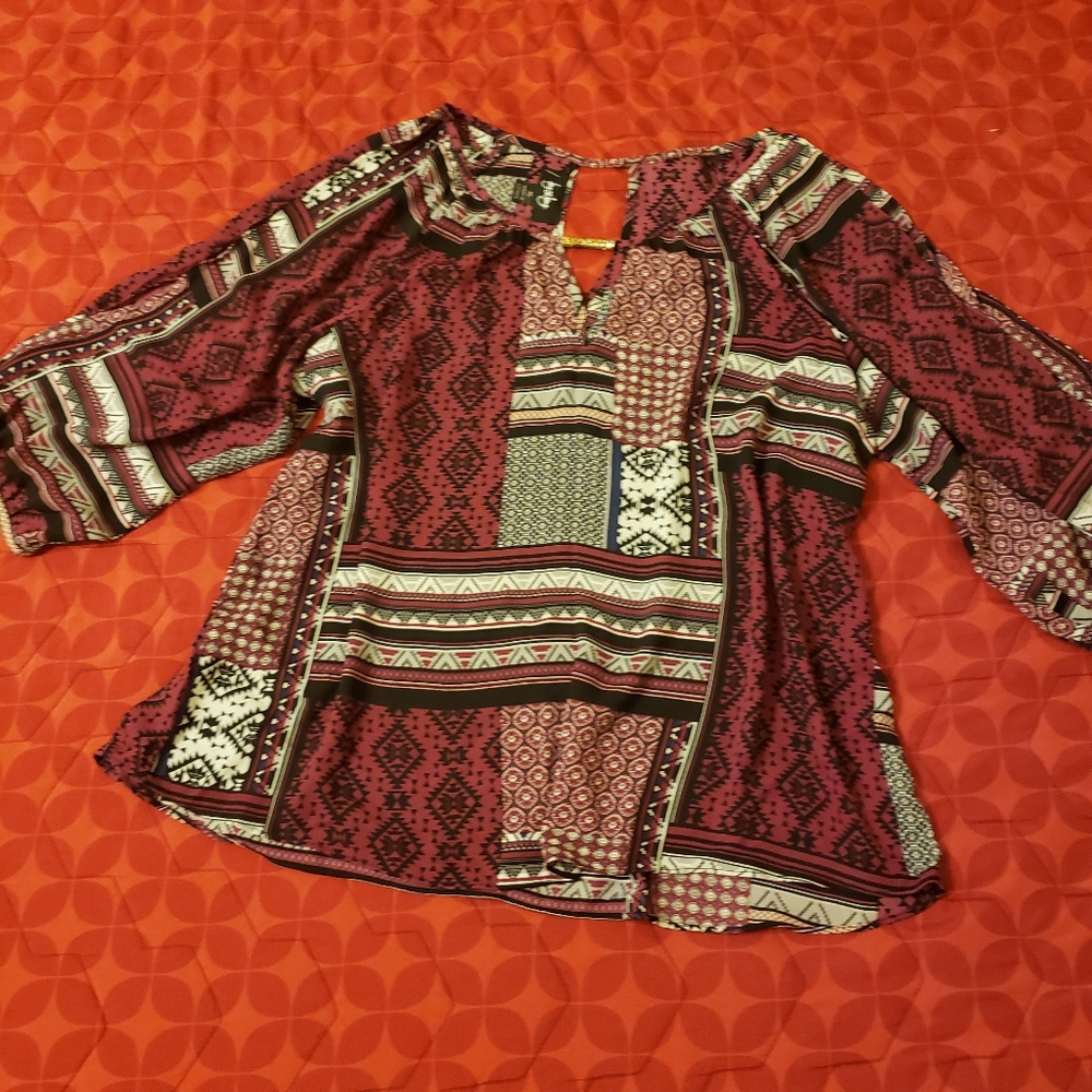Long sleeve blouse